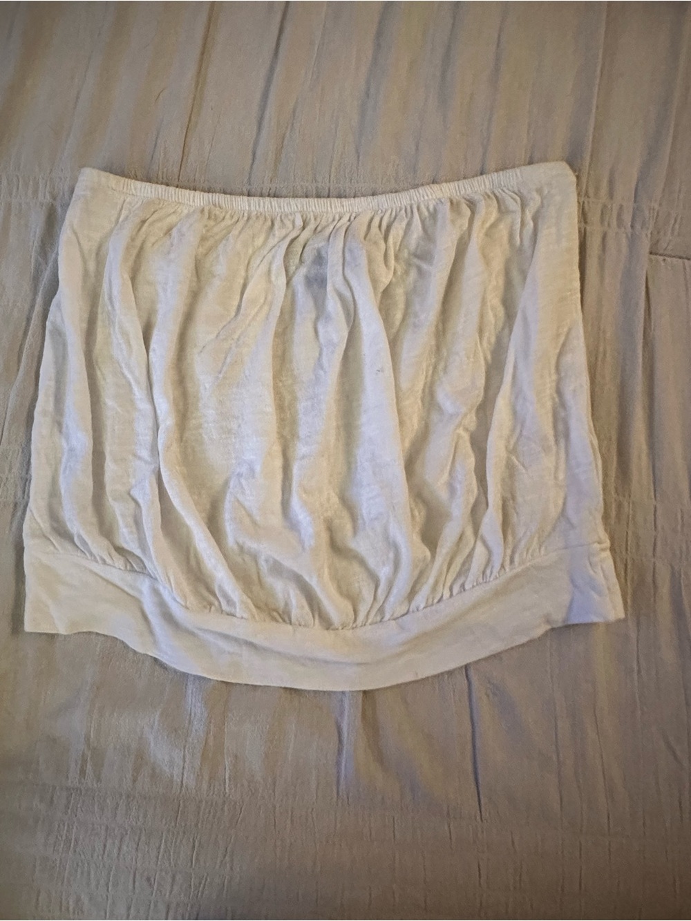 Express Women’s white Tube Skirt - Elastic Waist